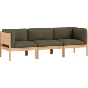 Moebe - Modular Sofa 3-Sitzer mit Armlehnen Re-Wool - Re-Wool 977