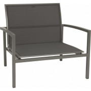 Stern - Skelby Lounge Sessel - Aluminium Anthrazit / Karbon