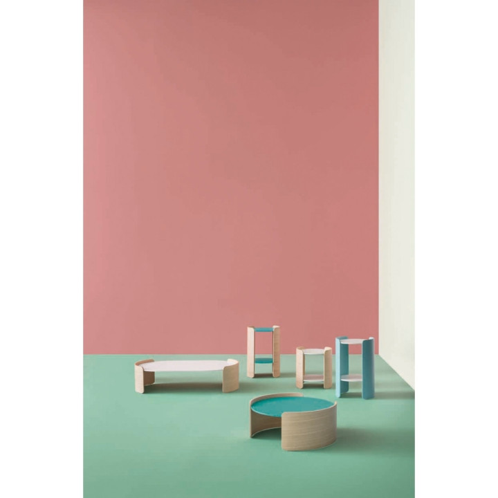 Pedrali - Parenthesis Couchtisch - Ø42.5 cm -  H.64 cm | Grau Pedrali - Parenthesis Couchtisch - Ø42.5 cm -  H.64 cm | Grau