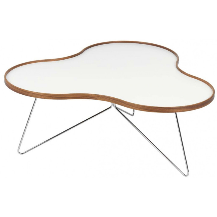 Swedese - Flower Tisch 114x107 cm - 45 cm | Weiß-Eiche | Weiß Swedese - Flower Tisch 114x107 cm - 45 cm | Weiß-Eiche | Weiß