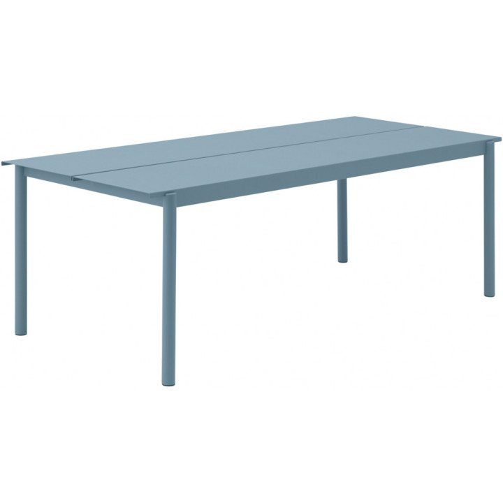 Muuto - Linear Steel Tisch 220 x 90 cm - Hellblau Muuto - Linear Steel Tisch 220 x 90 cm - Hellblau