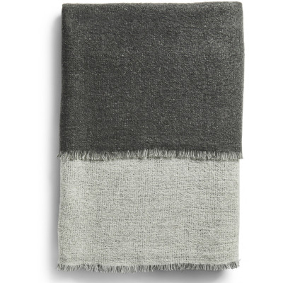 Woud - Double Throw Decke - Dunkelgrau / Hellgrau Woud - Double Throw Decke - Dunkelgrau / Hellgrau