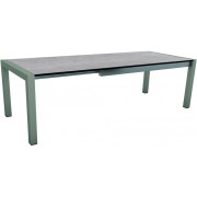 Stern - Standard Ausziehtisch 174/254x90 cm - Aluminium graphit | Stone light