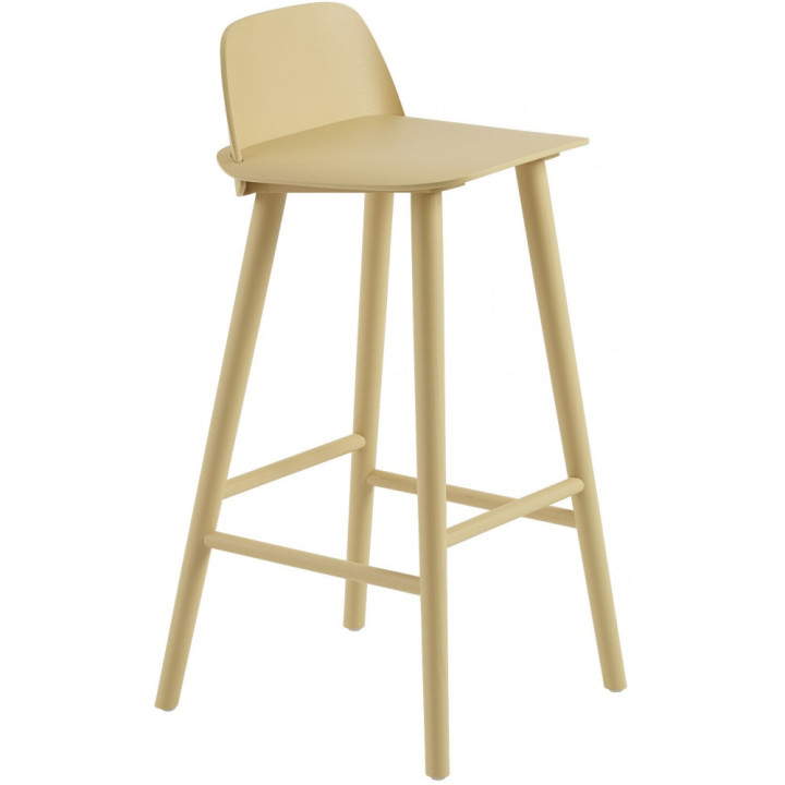Muuto - Nerd Barhocker -  hoch - Sand Gelb Muuto - Nerd Barhocker -  hoch - Sand Gelb