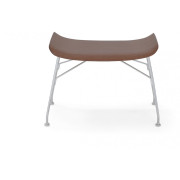 Kartell - S/Wood Fußhocker - Esche dunkel / Schwarz