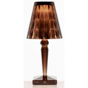 Kartell - Big Battery LED Tischleuchte kabelgebunden - Cola