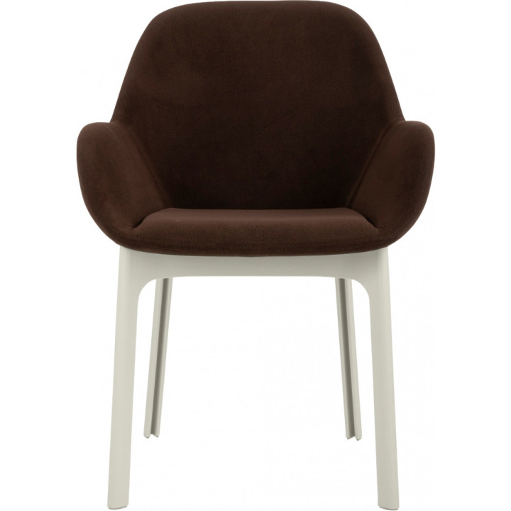 Kartell - Clap Sessel Aquaclean - Weiß | Braun Kartell - Clap Sessel Aquaclean - Weiß | Braun