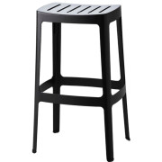 Cane-line - Cut Barhocker Hoch - Weiß