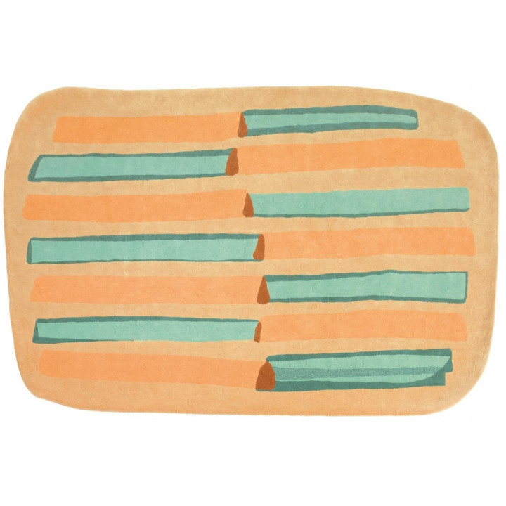 Kartell - Parays Teppich 300x200 cm - Orange/Grün Kartell - Parays Teppich 300x200 cm - Orange/Grün