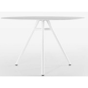 Plank - MART Tisch Outdoor - Ø 120 cm | Weiß