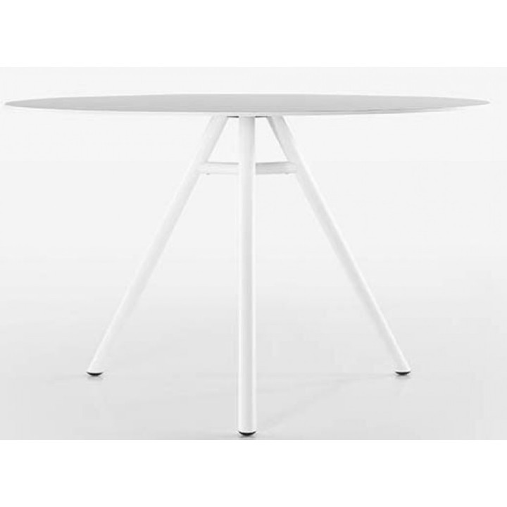 Plank - MART Tisch Outdoor - Ø 120 cm | Weiß Plank - MART Tisch Outdoor - Ø 120 cm | Weiß