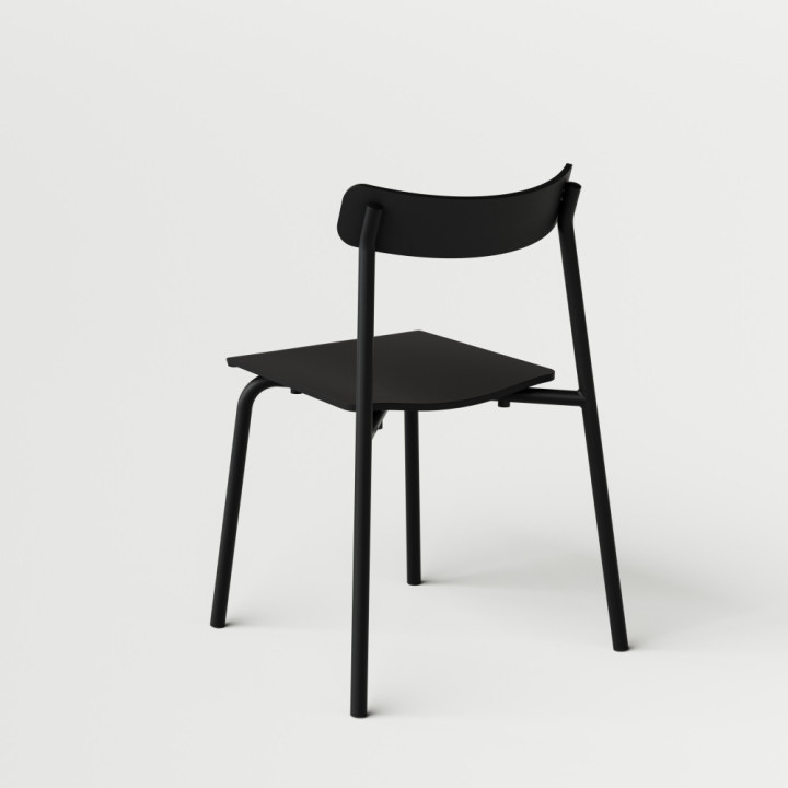 TIPTOE - Etude Stuhl Eiche Gebeizt - Felsblau TIPTOE - Etude Stuhl Eiche Gebeizt - Felsblau