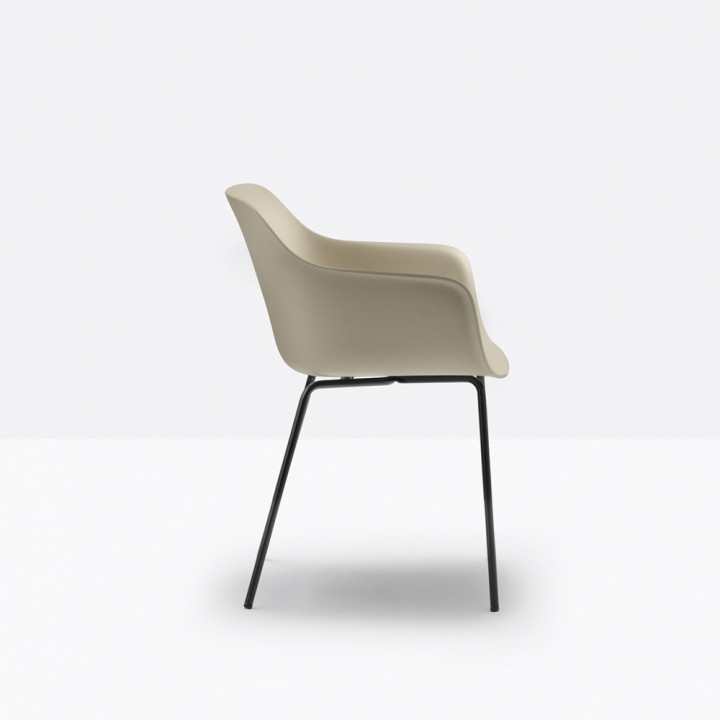 Pedrali - Babila XL 2734 Armlehnstuhl Stahlrohrgestell Pedrali - Babila XL 2734 Armlehnstuhl Stahlrohrgestell