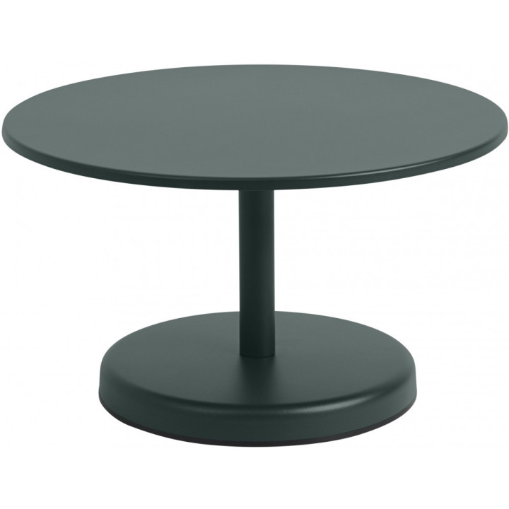 Muuto - Linear Steel Couchtisch Ø70 cm - Hellblau Muuto - Linear Steel Couchtisch Ø70 cm - Hellblau