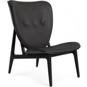 Norr11 - Elephant Lounge Sessel mit Frontpolsterung - Schwarz | Anthrazit 21003