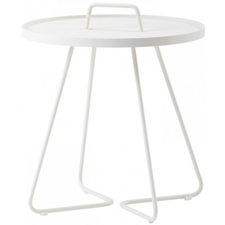 Cane-line - On-the-move Beistelltisch -  klein - Weiß Cane-line - On-the-move Beistelltisch -  klein - Weiß