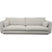 Cane-line - Bloom Sofa 3-Sitzer mit Sockel - Taupe (Flair)