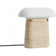 Woud - Nova Tischleuchte - Travertin Elfenbein