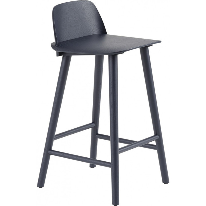 Muuto - Nerd Barhocker -  niedrig - Midnight Blau Muuto - Nerd Barhocker -  niedrig - Midnight Blau