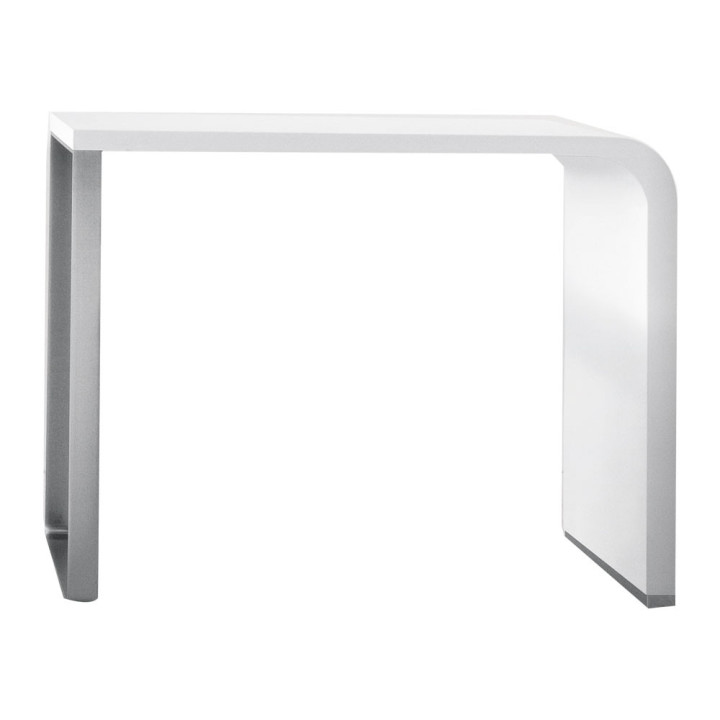 La Palma - Brunch Bar-/Tresentisch - 140x70 x H74 cm | Laminat Fenix Weiß La Palma - Brunch Bar-/Tresentisch - 140x70 x H74 cm | Laminat Fenix Weiß