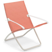 Emu - Snooze Liegestuhl - Himbeere / Weiß