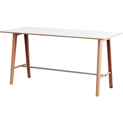 TIPTOE - New Modern Hoher Tisch Multiplex weiß - 220x95 cm | 105 cm | Ash pink TIPTOE - New Modern Hoher Tisch Multiplex weiß - 220x95 cm | 105 cm | Ash pink