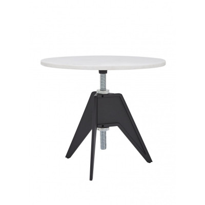 Tom Dixon - Screw Tisch - Ø 90 cm; H: 57-82 cm - Marmor Tom Dixon - Screw Tisch - Ø 90 cm; H: 57-82 cm - Marmor