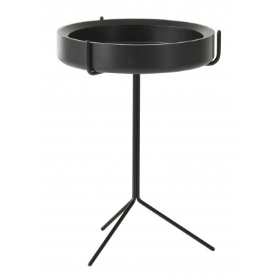 Swedese - Drum Beistelltisch - 56 cm | Schwarz | Schwarz Swedese - Drum Beistelltisch - 56 cm | Schwarz | Schwarz