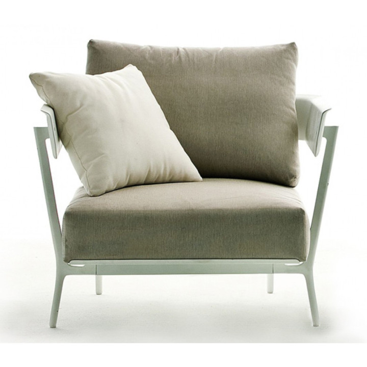 Fast - Aikana Sessel mit Armlehnen - Metallgrau | Solids Hellgrau Fast - Aikana Sessel mit Armlehnen - Metallgrau | Solids Hellgrau