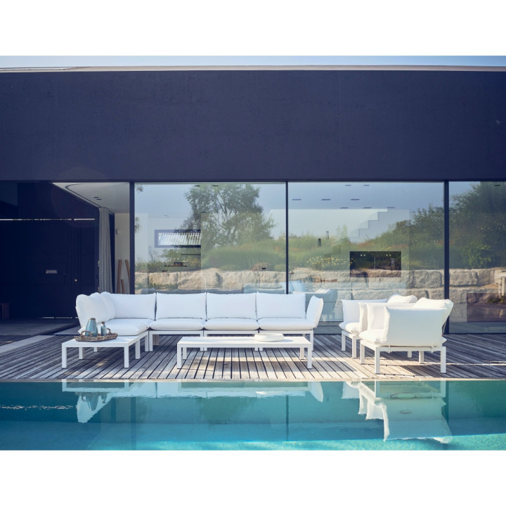 Fiam - Domino Couchtisch / Sofaelement - Weiß Fiam - Domino Couchtisch / Sofaelement - Weiß