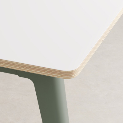 TIPTOE - New Modern Tisch Multiplex weiß TIPTOE - New Modern Tisch Multiplex weiß