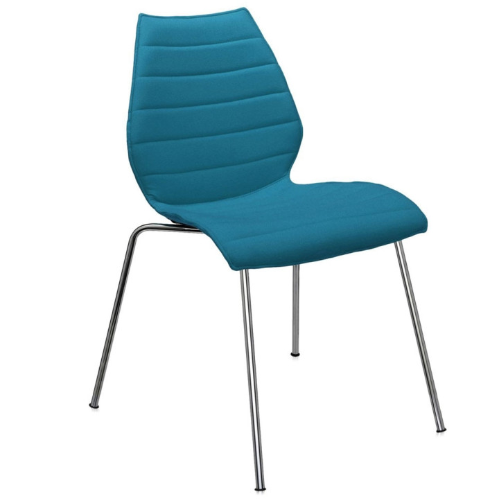 Kartell - Maui Soft Stuhl - Trevira Petrol Kartell - Maui Soft Stuhl - Trevira Petrol