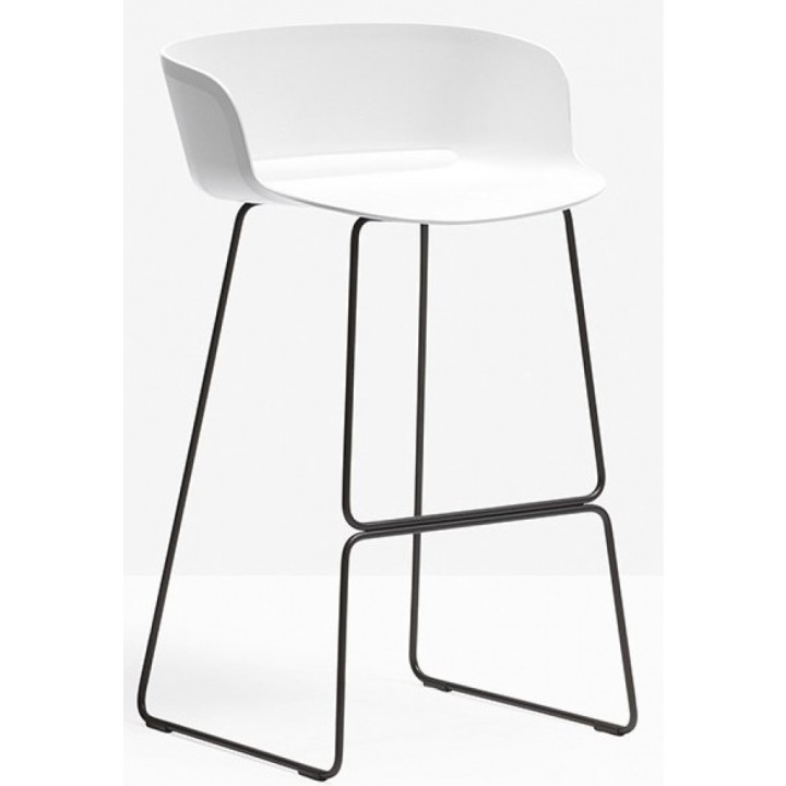 Pedrali - Babila 2748 Barhocker - Sand / Schwarz | 74.5 cm Pedrali - Babila 2748 Barhocker - Sand / Schwarz | 74.5 cm