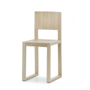 Pedrali - Brera 380 Stuhl - Lichtgrau gebeizt