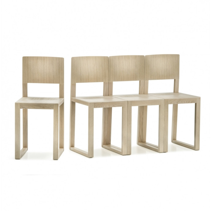 Pedrali - Brera 380 Stuhl - Lichtgrau gebeizt Pedrali - Brera 380 Stuhl - Lichtgrau gebeizt