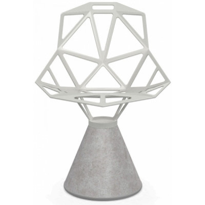 Magis - Chair One Drehstuhl mit Zementsockel - Schwarz (Sockel: Zement Natur) Magis - Chair One Drehstuhl mit Zementsockel - Schwarz (Sockel: Zement Natur)