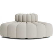 Norr11 - Studio Sofa Element Curve Outdoor - Whisper (Sunbrella Savane)