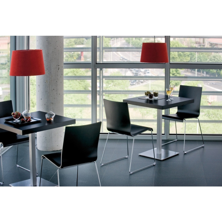 Pedrali - Kuadra 1328 Kufenstuhl - Schwarz Pedrali - Kuadra 1328 Kufenstuhl - Schwarz