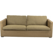 Cane-line - Chester Sofa 3-Sitzer - Natur | Kurkuma Gelb (Rise)