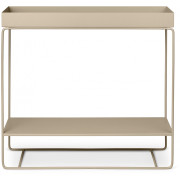 Ferm Living - Plant Box Pflanzgefäß Zweistöckig - Hellgrau