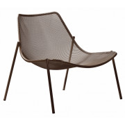 Emu - Round Loungesessel - Indischbraun