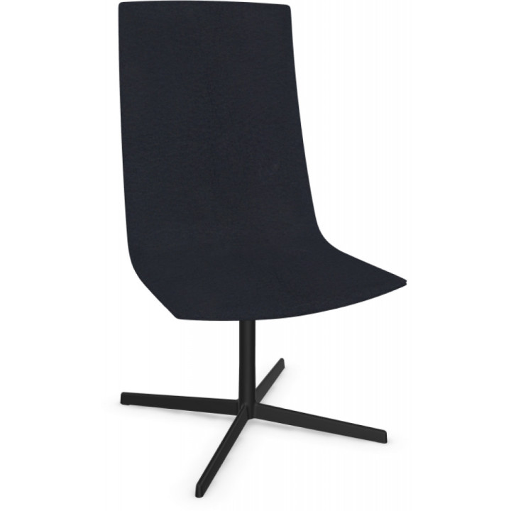 Arper - Catifa Sensit Office 4903 Drehstuhl - Weichleder Schwarz | Schwarz Arper - Catifa Sensit Office 4903 Drehstuhl - Weichleder Schwarz | Schwarz