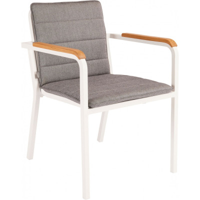 Stern - Pepe Stapelsessel - Aluminium Weiß | Seidengrau Stern - Pepe Stapelsessel - Aluminium Weiß | Seidengrau