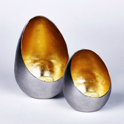 Lambert - Casati Windlicht Vernickelt - L Lambert - Casati Windlicht Vernickelt - L