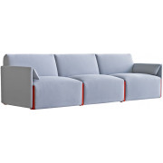 Magis - Costume Sofa 3-Sitzer mit Armlehnen - Fidivi One 8504/Orange