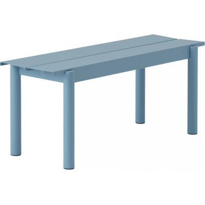 Muuto - Linear Steel Bank 110 cm - Hellblau Muuto - Linear Steel Bank 110 cm - Hellblau