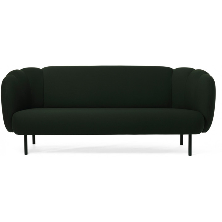Warm Nordic - Cape 3 Sitzer Sofa mit Abnähern - Forest Green Warm Nordic - Cape 3 Sitzer Sofa mit Abnähern - Forest Green