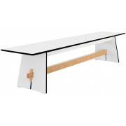 Conmoto - Tension Bank - HPL Anthrazit (mit Rückenlehne)