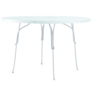 Magis - Vigna Tisch - Ø 60 cm/Weiß-Warmgrau