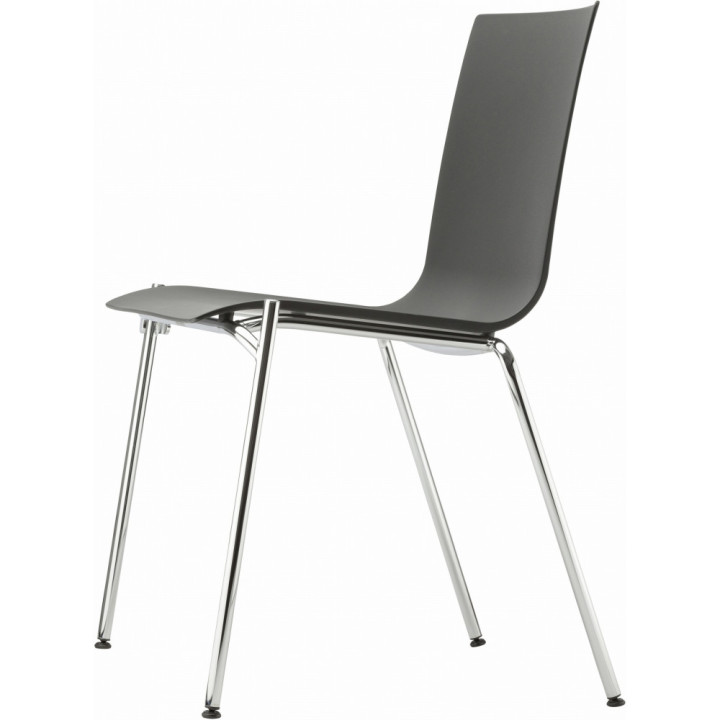 Thonet - S 160 Stuhl - RAL 7021 Schwarzgrau